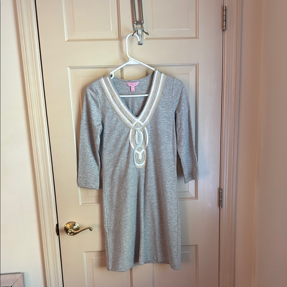 Lilly Pulitzer Gray Knit Top